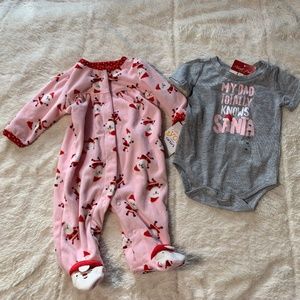 New Christmas 3 month pink